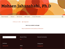 Tablet Screenshot of mjahanshahi.ir